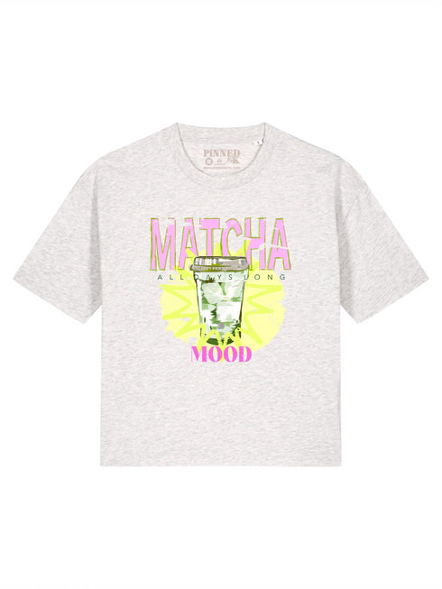 Boxy T-shirt Matcha Mood